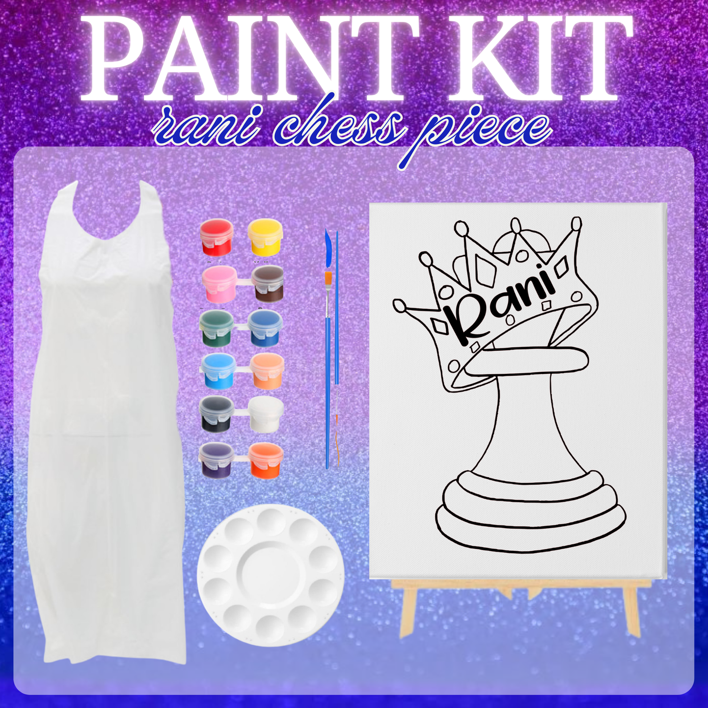 Chess Piece Paint Kit