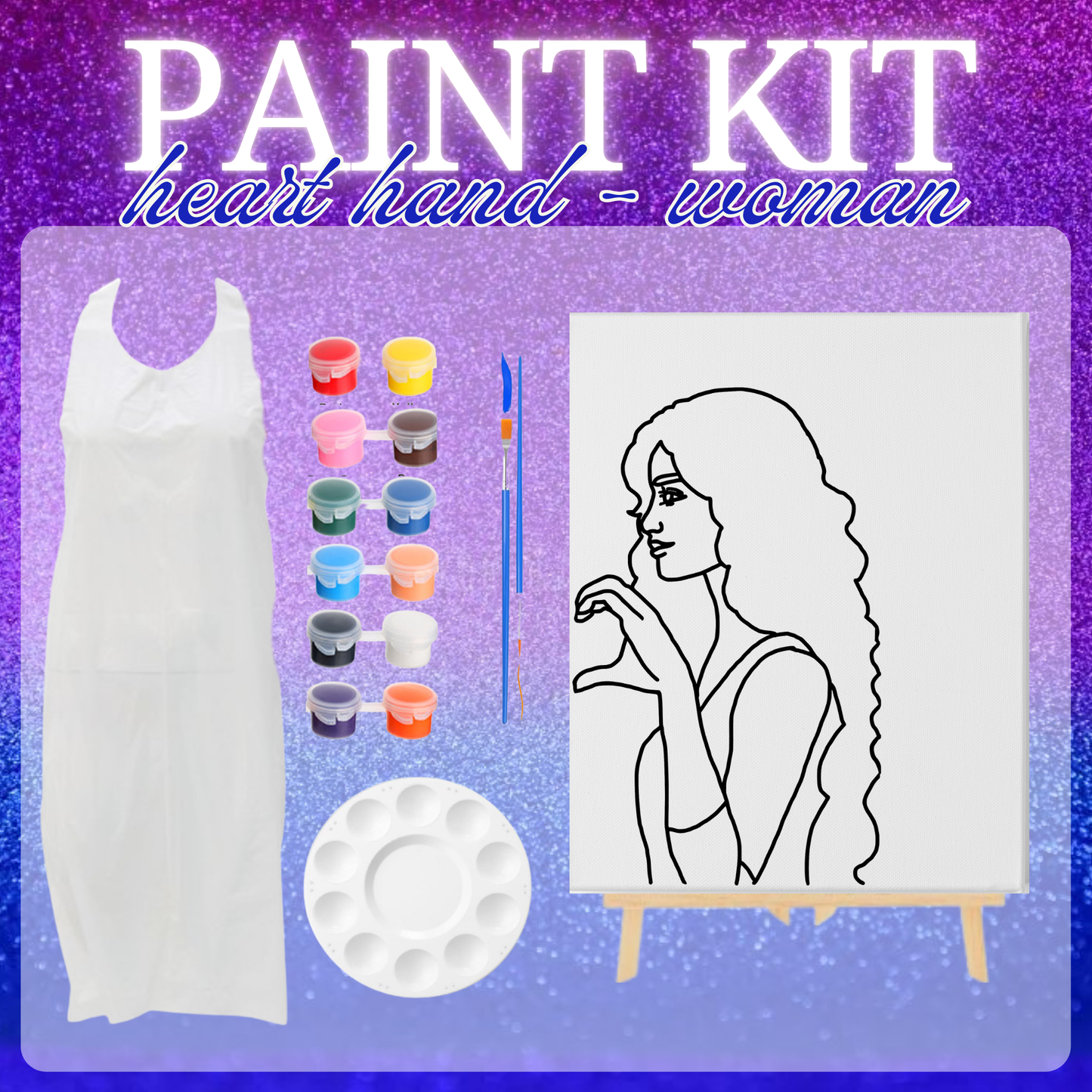 Heart Hand Paint Kit