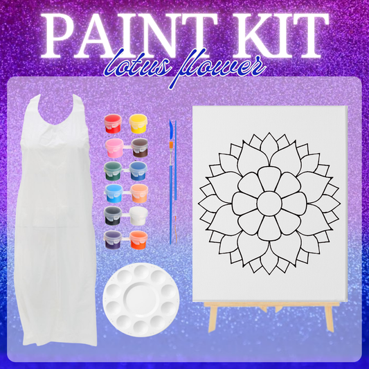 Lotus Flower Paint Kit