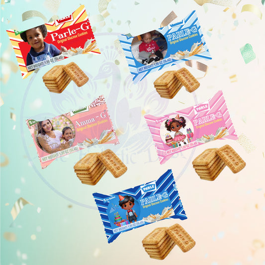 Custom Parle G Cookies