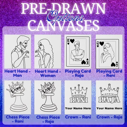 Pre-Drawn CANVASES ONLY