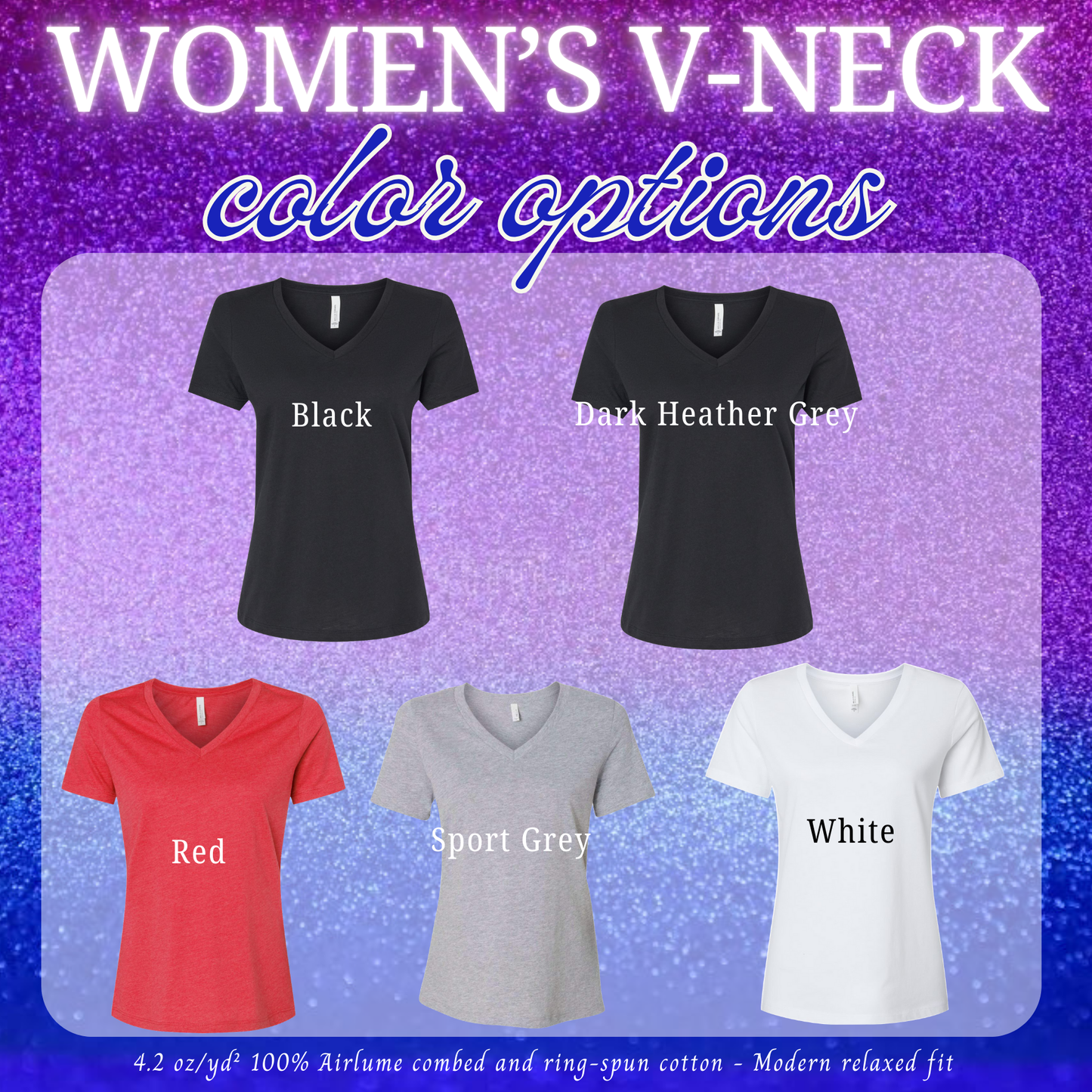 Custom Women's V-Neck Shirt