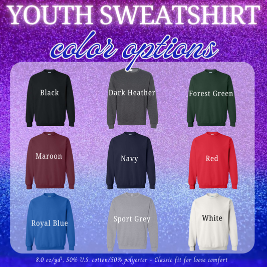 Custom Youth Crewneck Sweatshirt